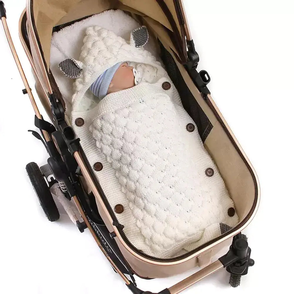 Newborn Baby Swaddle Sleeping Bag for Stroller Use
