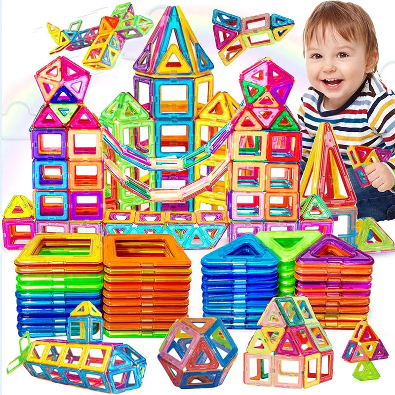 Magnetic Building Blocks Kids Construction Set
