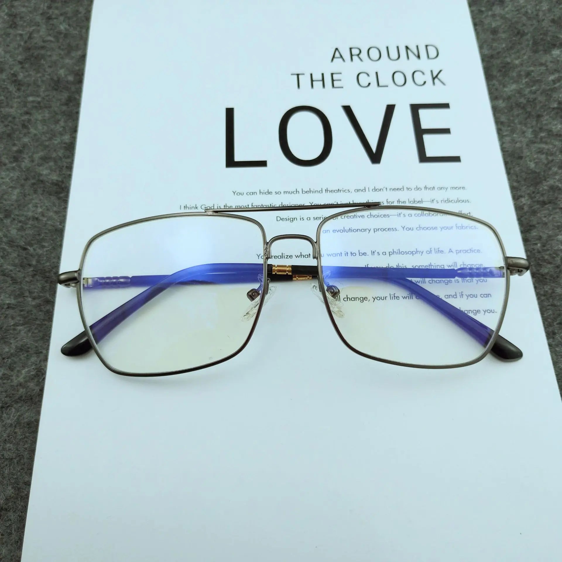 Retro Square Optical Glasses for Men and Women