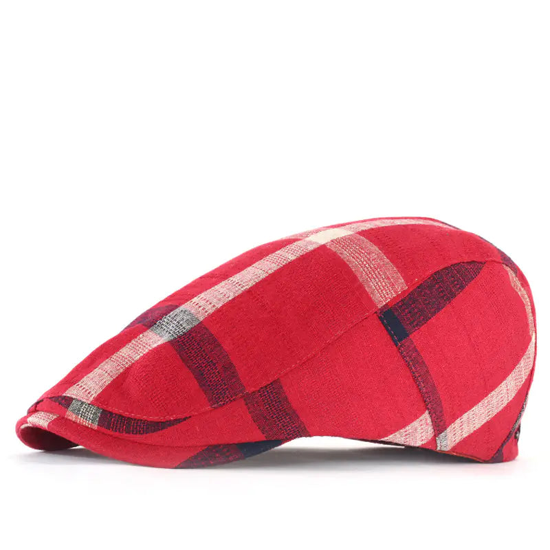 Plaid Duckbill Cap