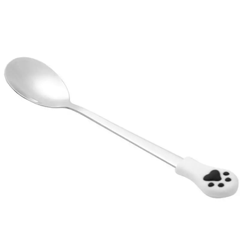 Cute Cat Paw Stainless Steel Coffee Spoon Set (1 Unit)