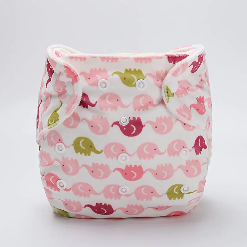 Cartoon Baby Cloth Diaper Pants