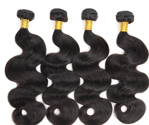 100% Real Brazilian Hair Extensions in Body Wave Style