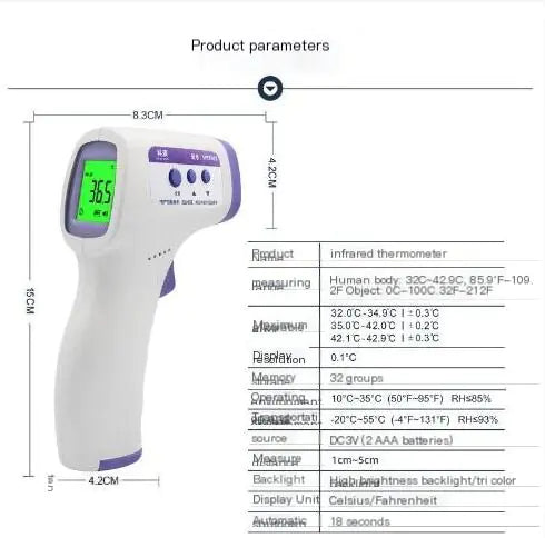 Handheld Infrared Thermometer for Home Use