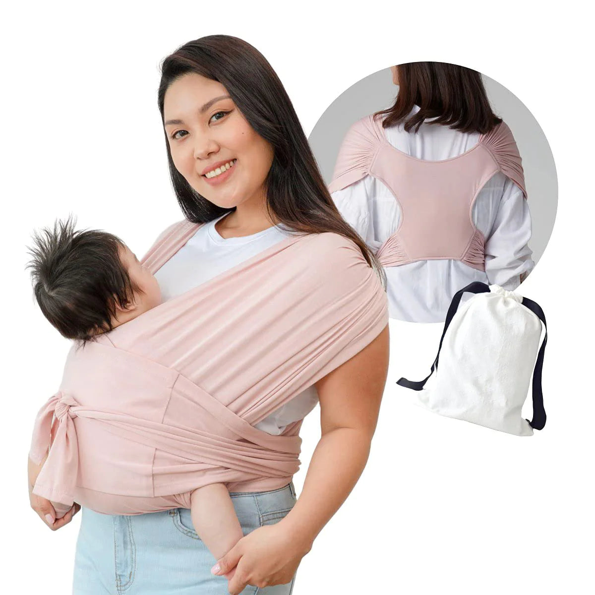 Summer Cotton Cross Simple Baby Carrier