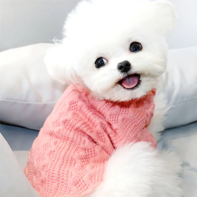 Towable Plus Fleece Winter Sweater for Dogs