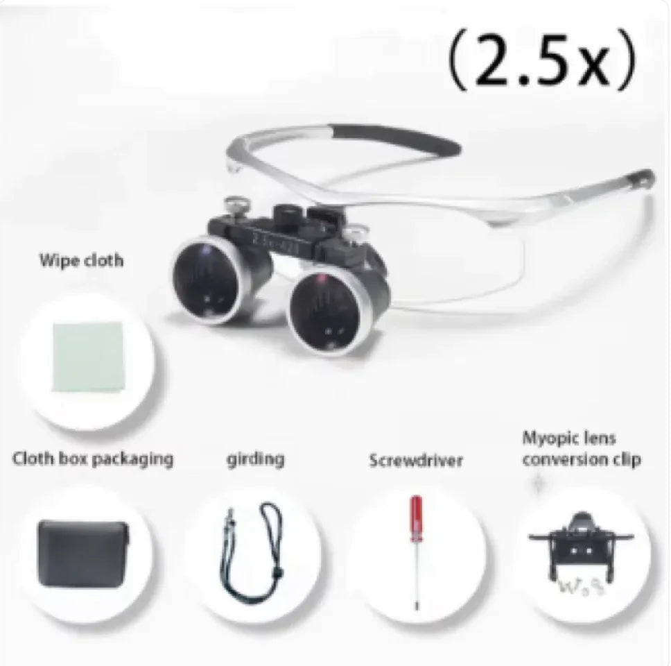 35X Magnifying Glasses for Dental & Surgical Use