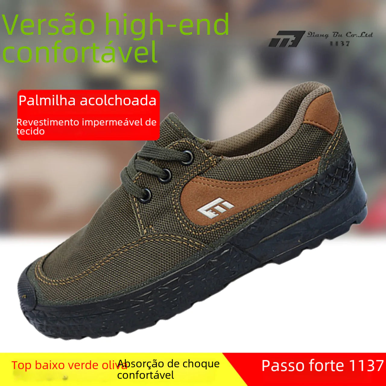 Lightweight Slip-Resistant Work Shoes for Men