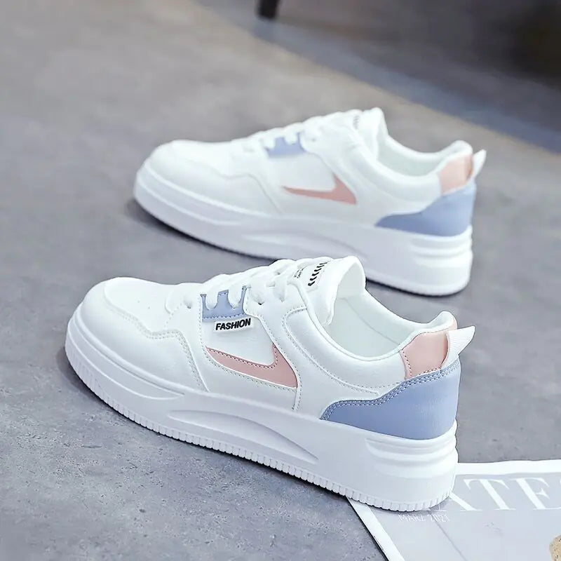 2023 Spring New Women's Breathable White Sneakers