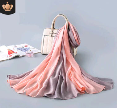 2020 New Gradient Silk Scarf for Sun Protection