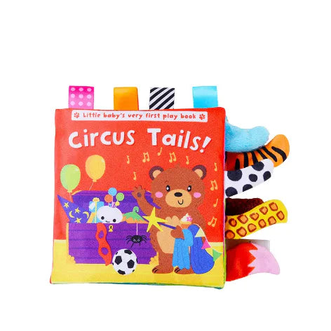 Baby Animal Tail Cloth Book