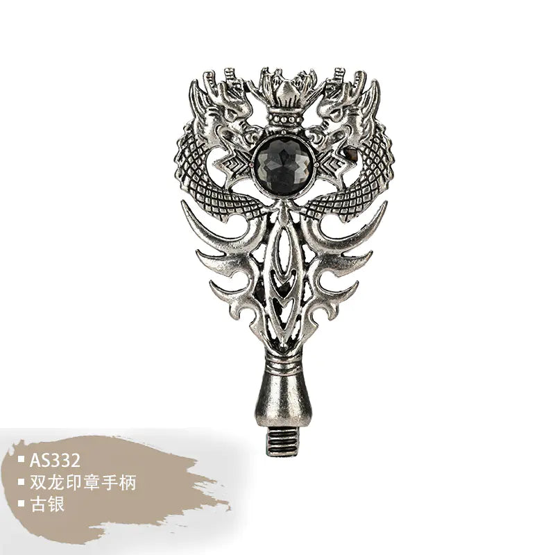 Custom Resin Alloy Wax Seal Handle Set for Magic Academy