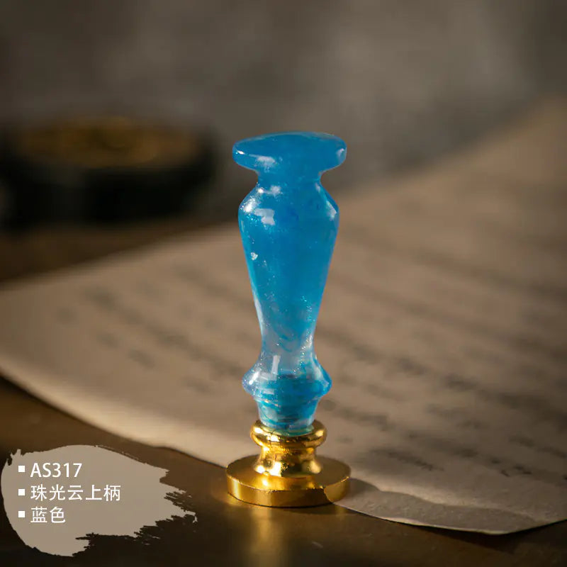 Custom Resin Alloy Wax Seal Handle Set for Magic Academy