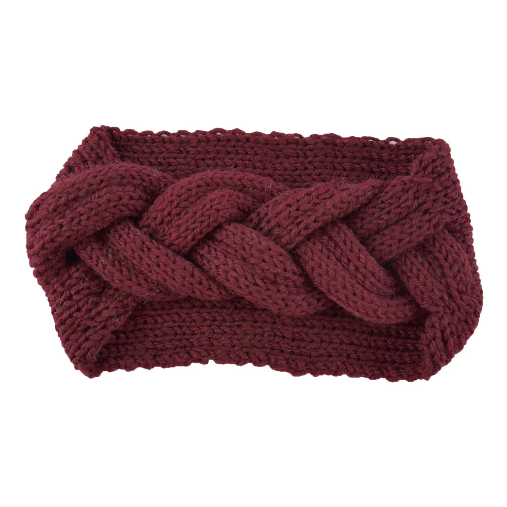 Crossover Knitted Wool Headband for Ladies