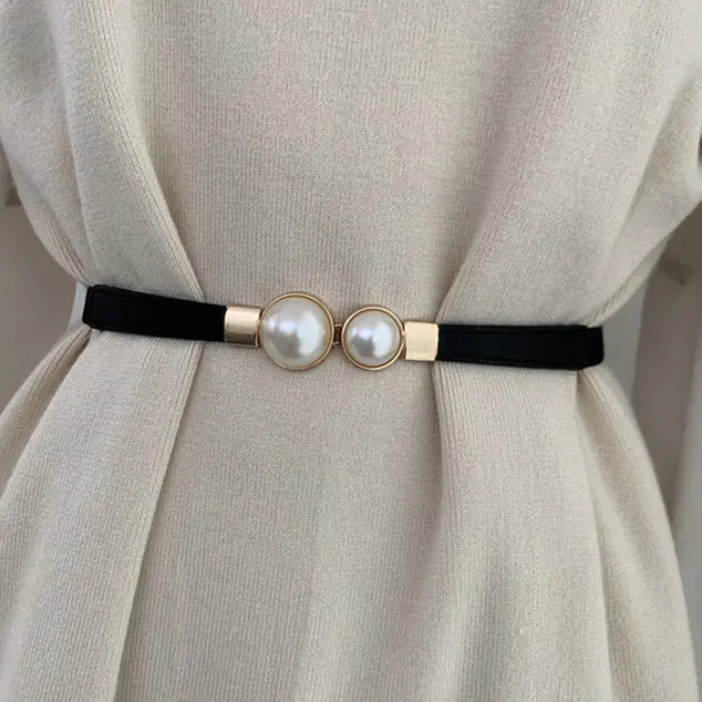 New Pearl Decorative Belt for Women - Versatile and Stylish