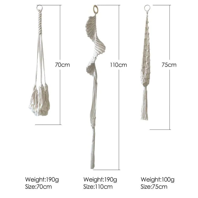 Nordic Plant Hanging Basket Tapestry Bohemian Decor