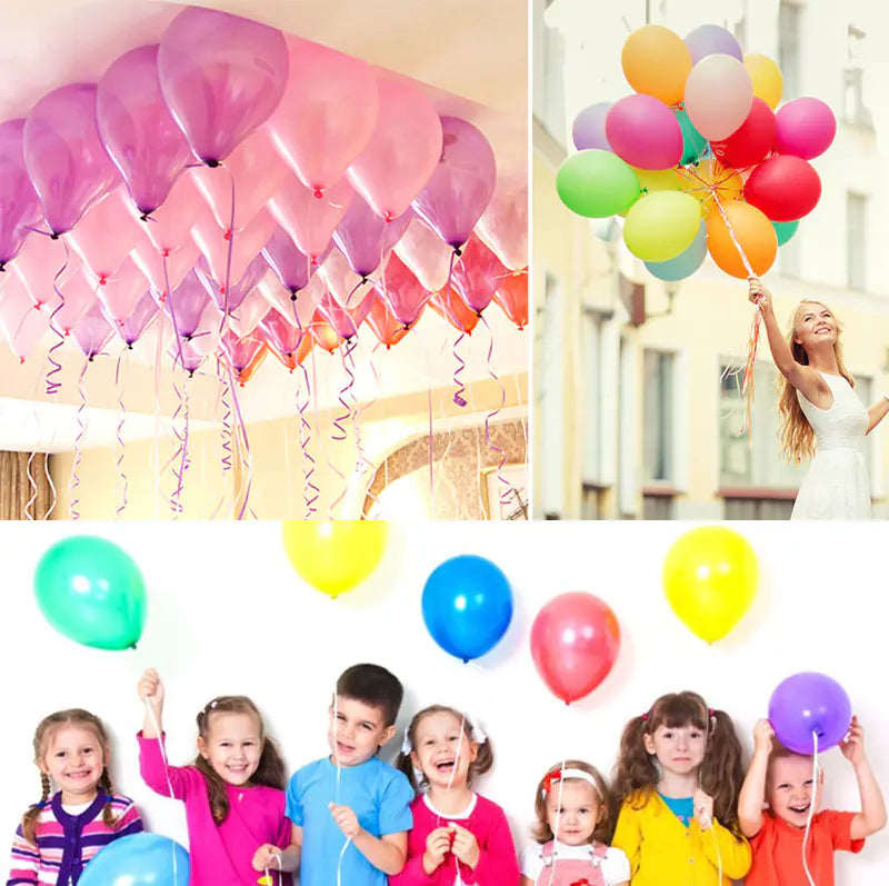 1.2g Pearl Thick 10-Inch Round Wedding Balloons