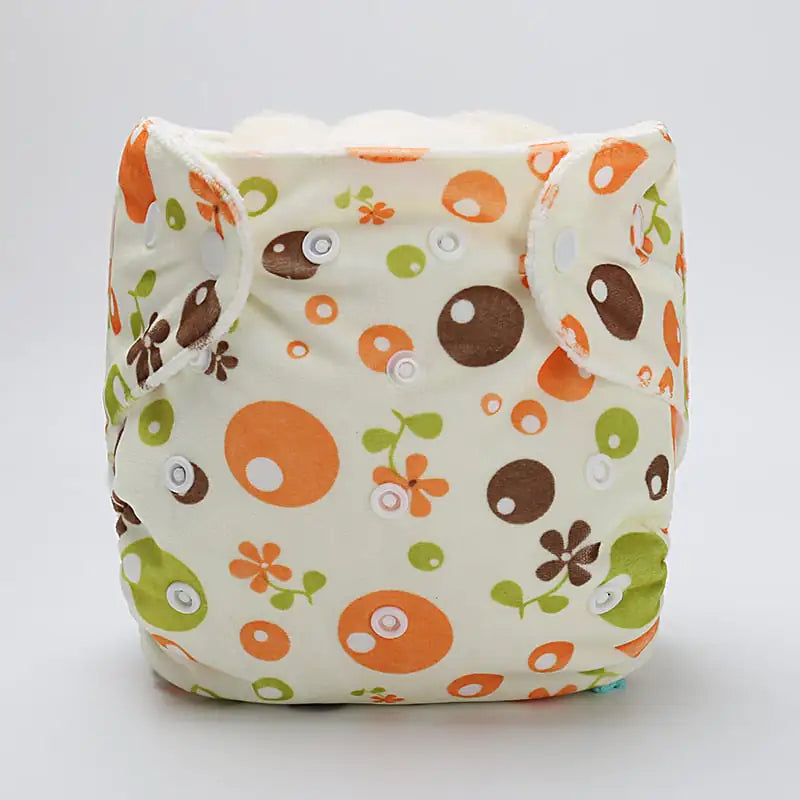 Cartoon Baby Cloth Diaper Pants