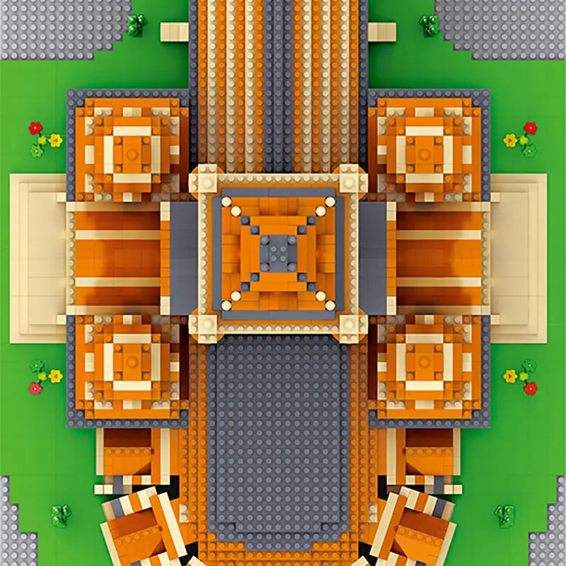 Harvard University Building Blocks Set for Adults