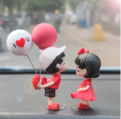 Decorative Ornaments For Couples In Car