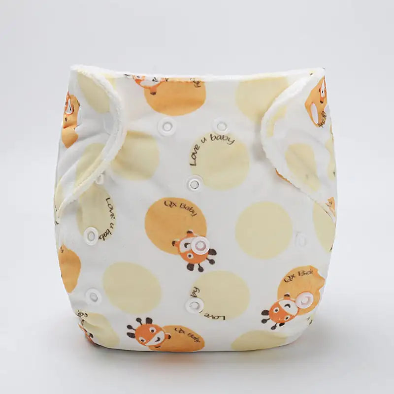 Cartoon Baby Cloth Diaper Pants