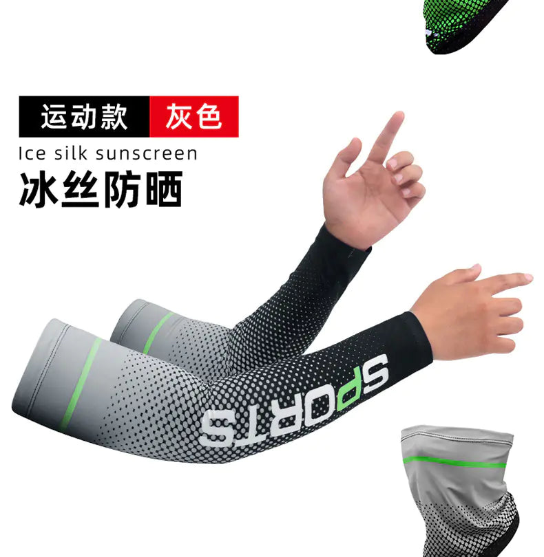 Cooling Sun Protection Ice Sleeves for Outdoor Activities