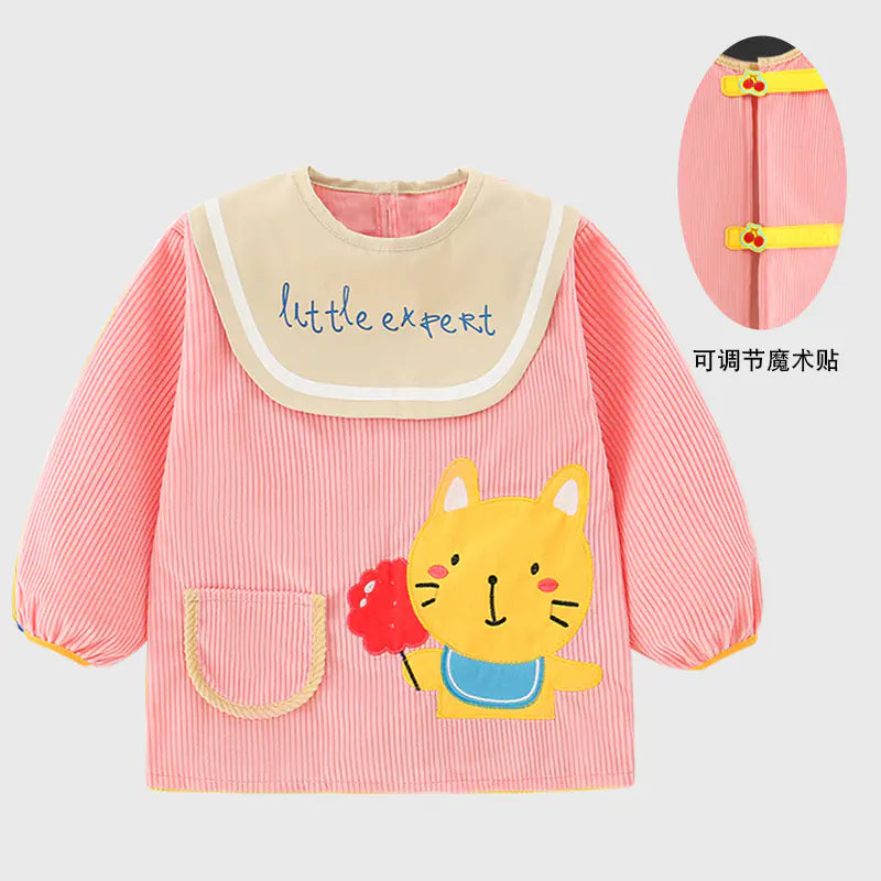 Waterproof Bib for Boys - Stylish Reversible Design