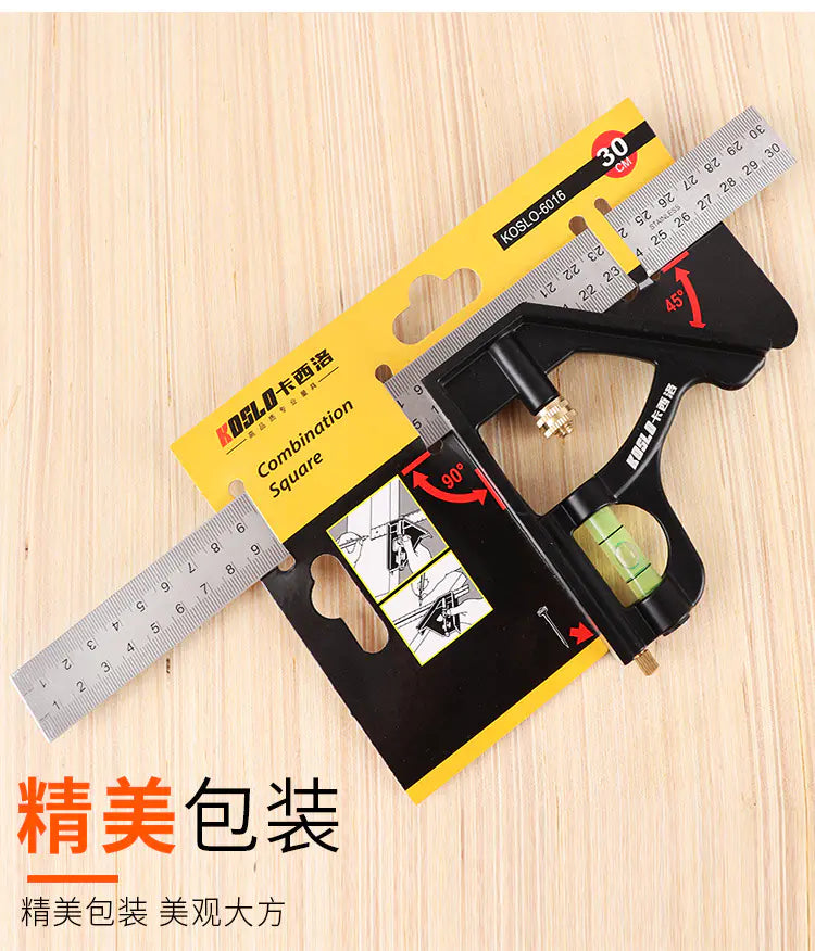 Stainless Steel Adjustable Combination Square Ruler