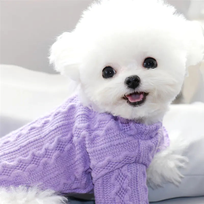 Towable Plus Fleece Winter Sweater for Dogs