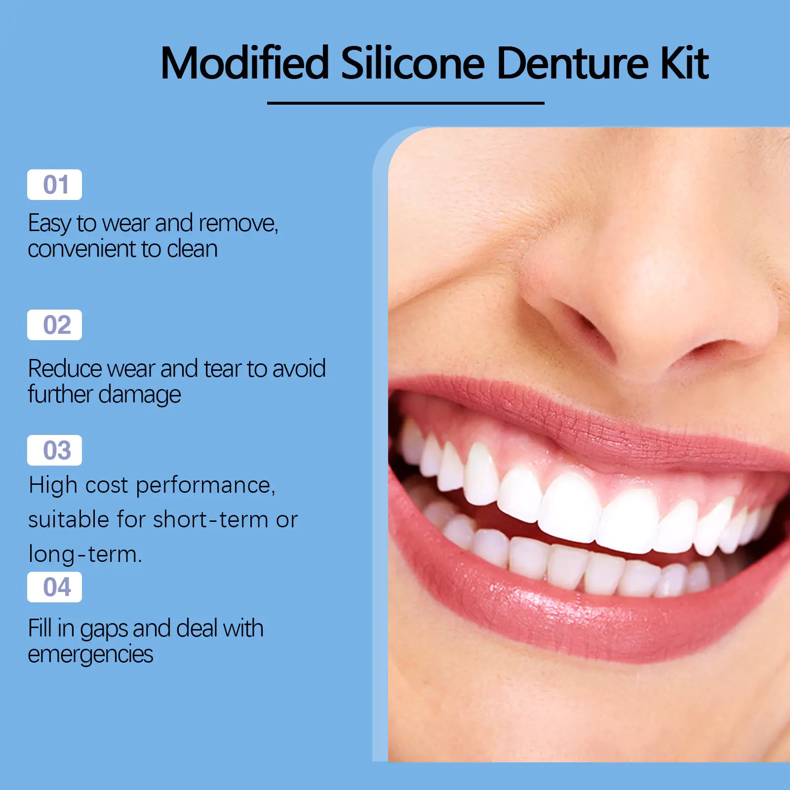 Home Dental False Teeth Correction Set