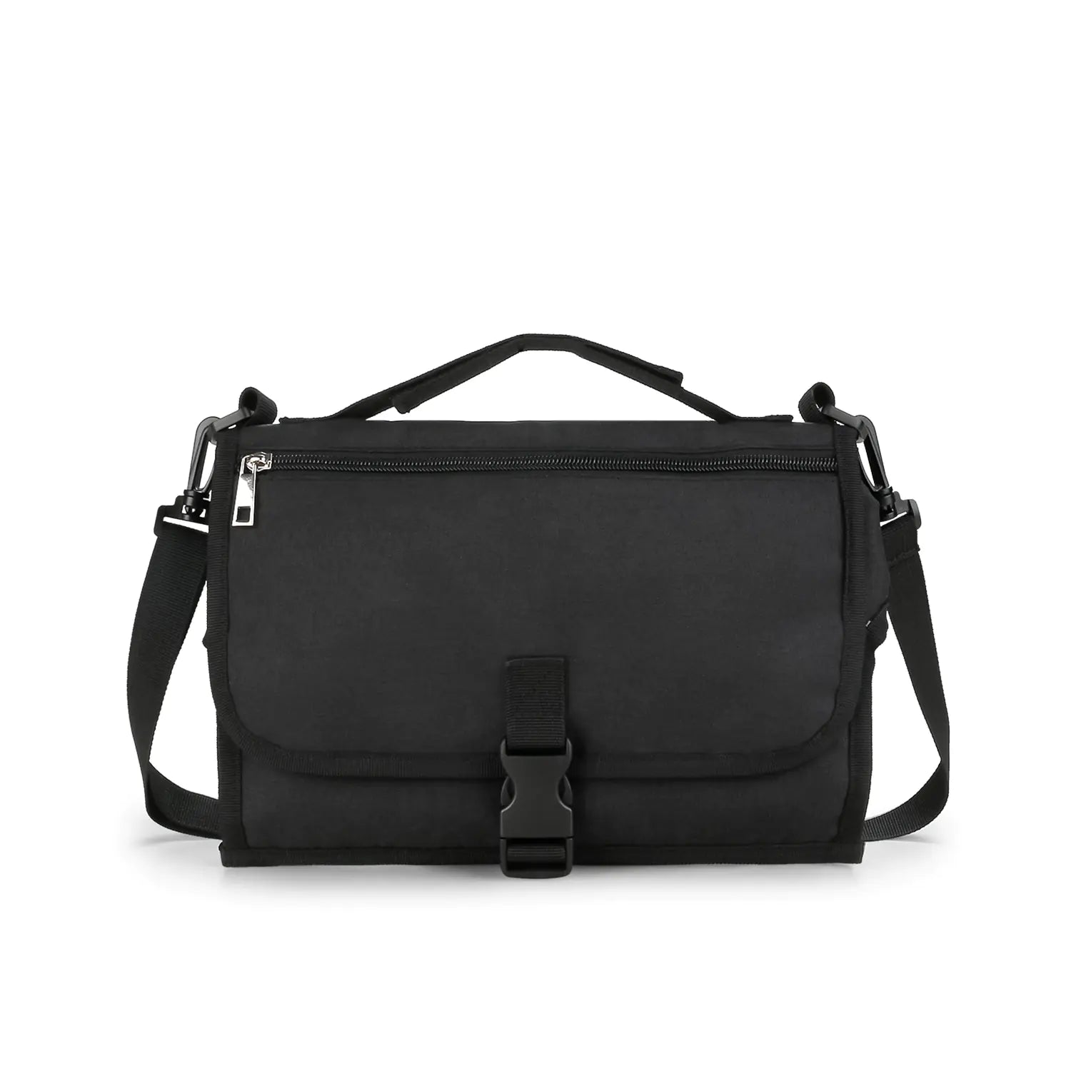 Portable Baby Changing Pad with Shoulder Strap & Pocket