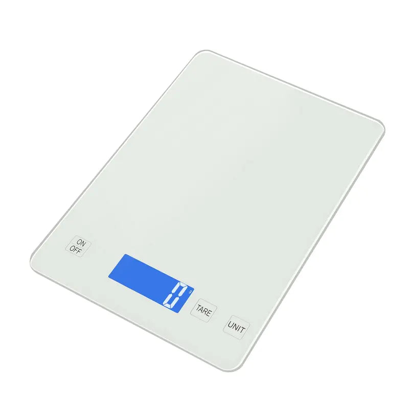 New USB Rechargeable Kitchen Scale with Glass Surface
