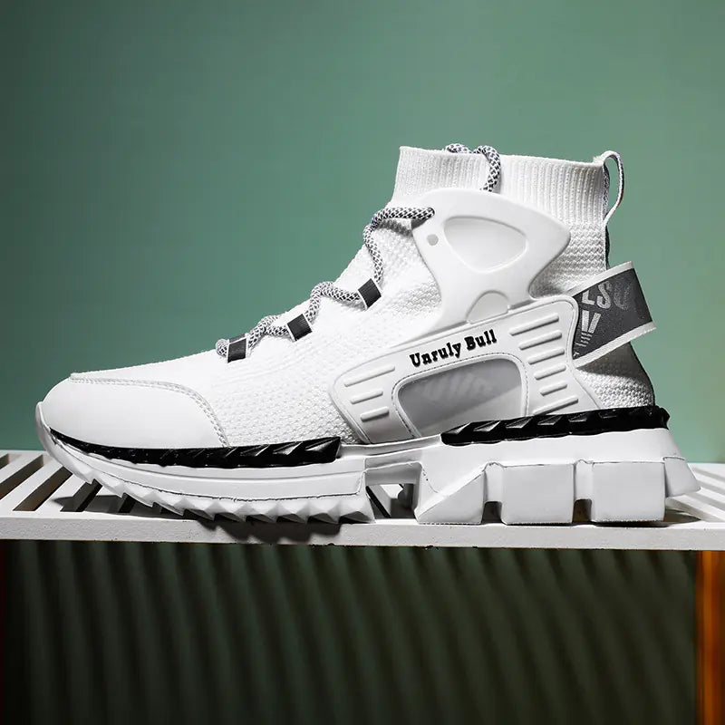 Autumn Flying Knit Socks Shoes