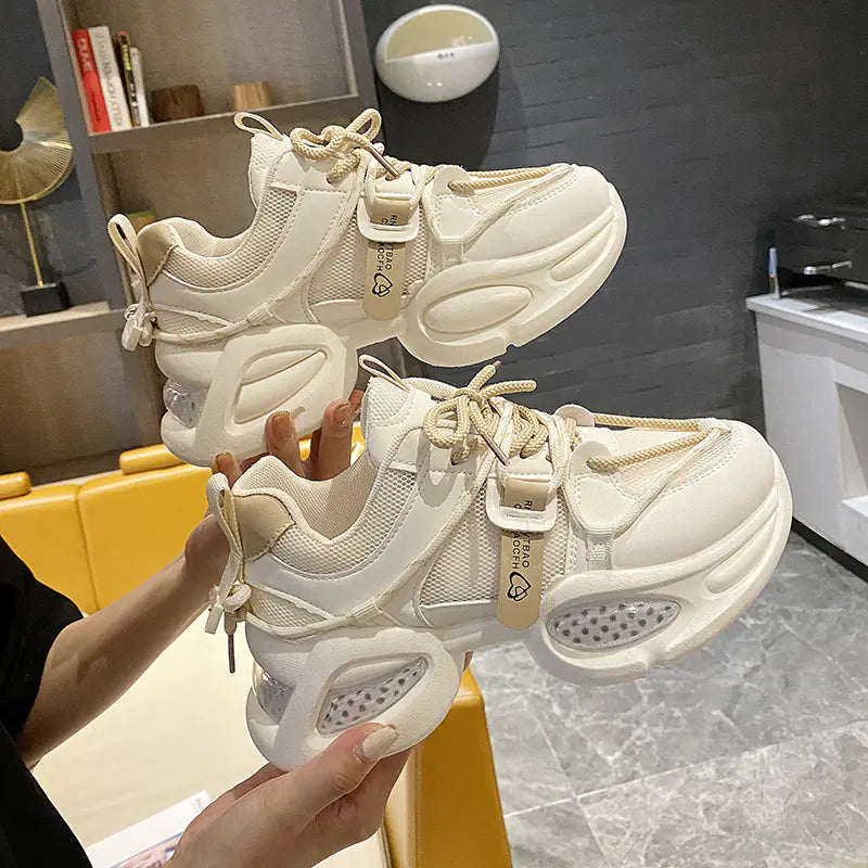 Fashionable Women's Casual Thick-Soled Sports Shoes