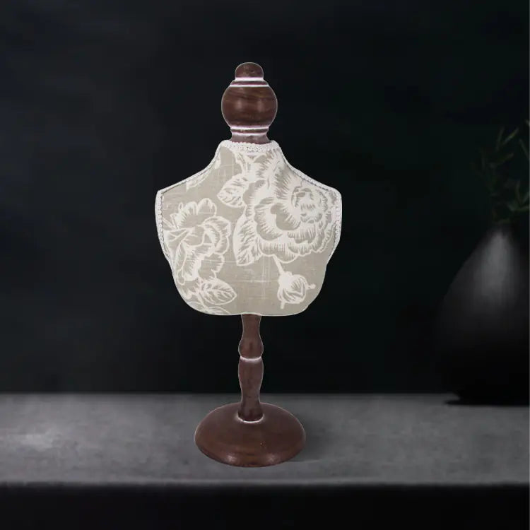 Jewelry Display Rack with Classic Gray Pattern