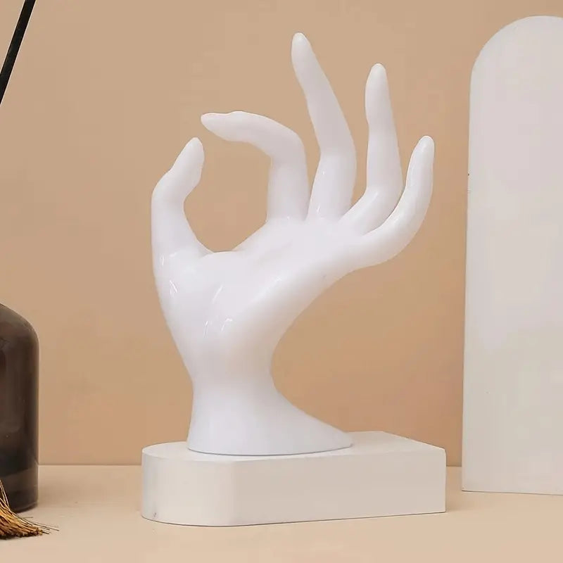 1pc Hand Jewelry Display Ring Holder and Organizer