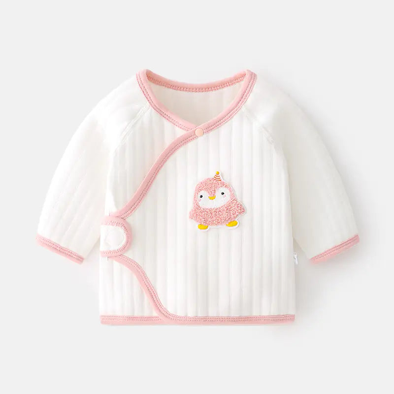 Summer Newborn Baby Girl Ruffle Sleeve Cotton Tee