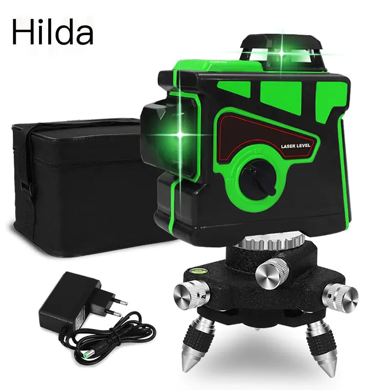 High Precision 12-Line 3D Green Infrared Laser Level