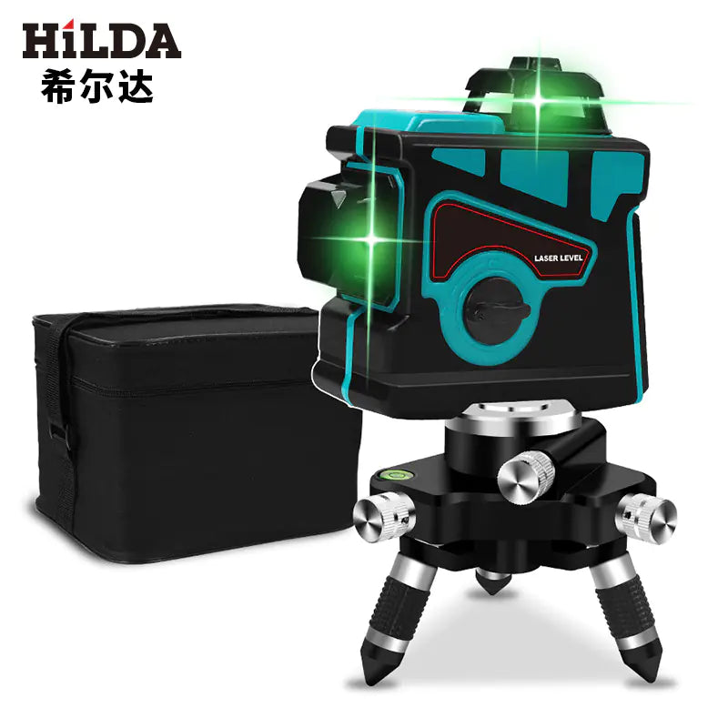 High Precision 12-Line 3D Green Infrared Laser Level