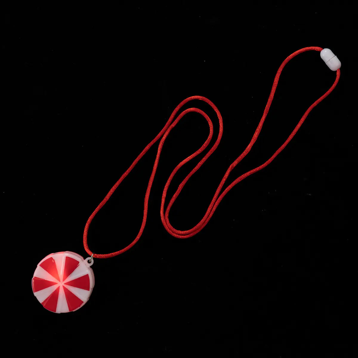 Cool Light Up Necklace with Santa and Christmas Tree