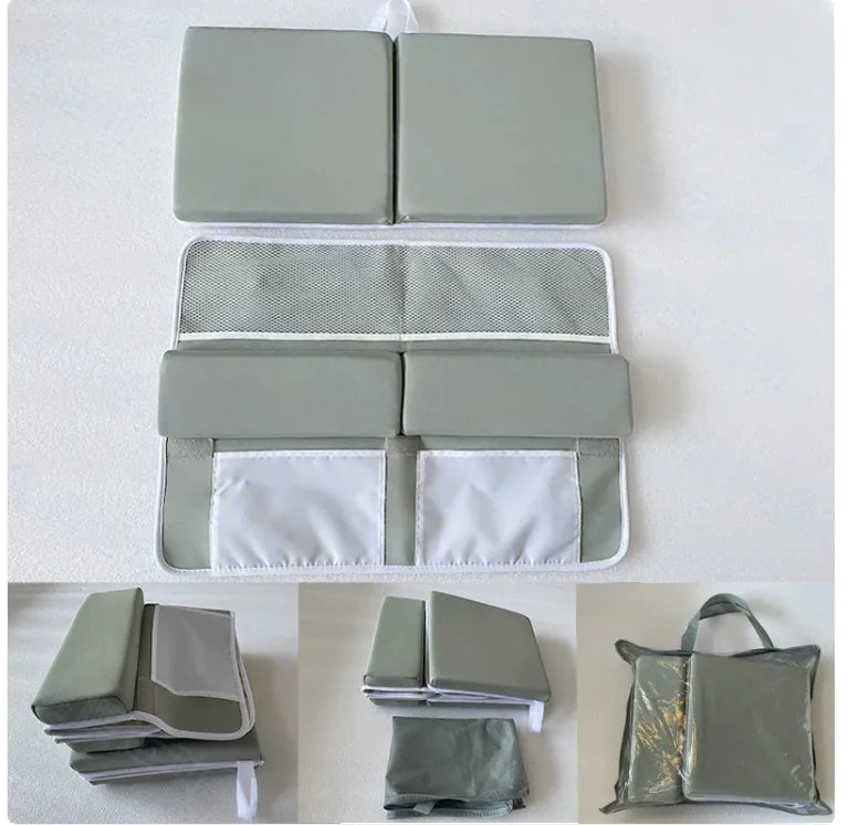 Foldable Baby Bath Kneeling & Elbow Pad Set
