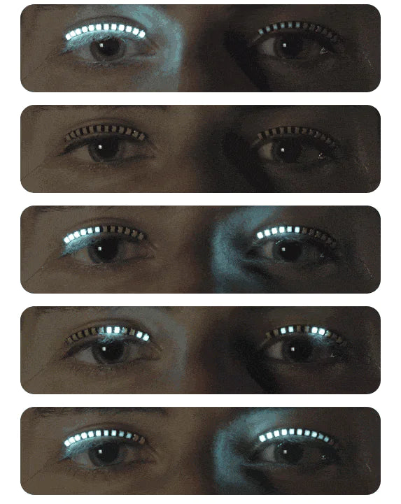 LED Eyelash Light for Cosplay and Halloween Decor