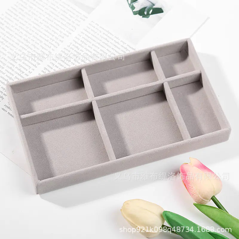 Jewelry Box for Rings and Earrings with Velvet Tray