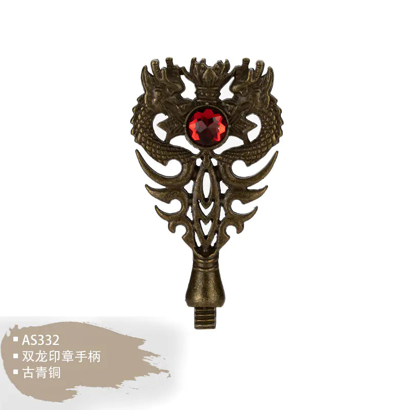 Custom Resin Alloy Wax Seal Handle Set for Magic Academy