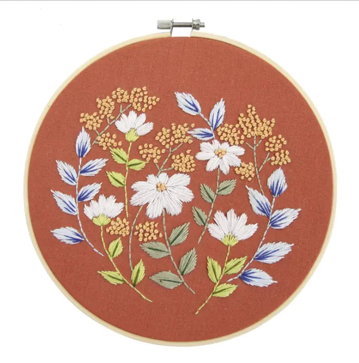 DIY 3D Ribbon Embroidery Floral Craft Kit