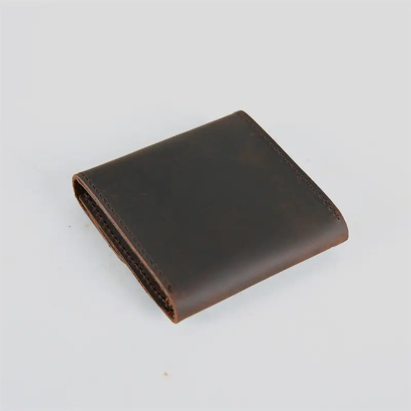 Retro Cowhide Mini Coin Wallet
