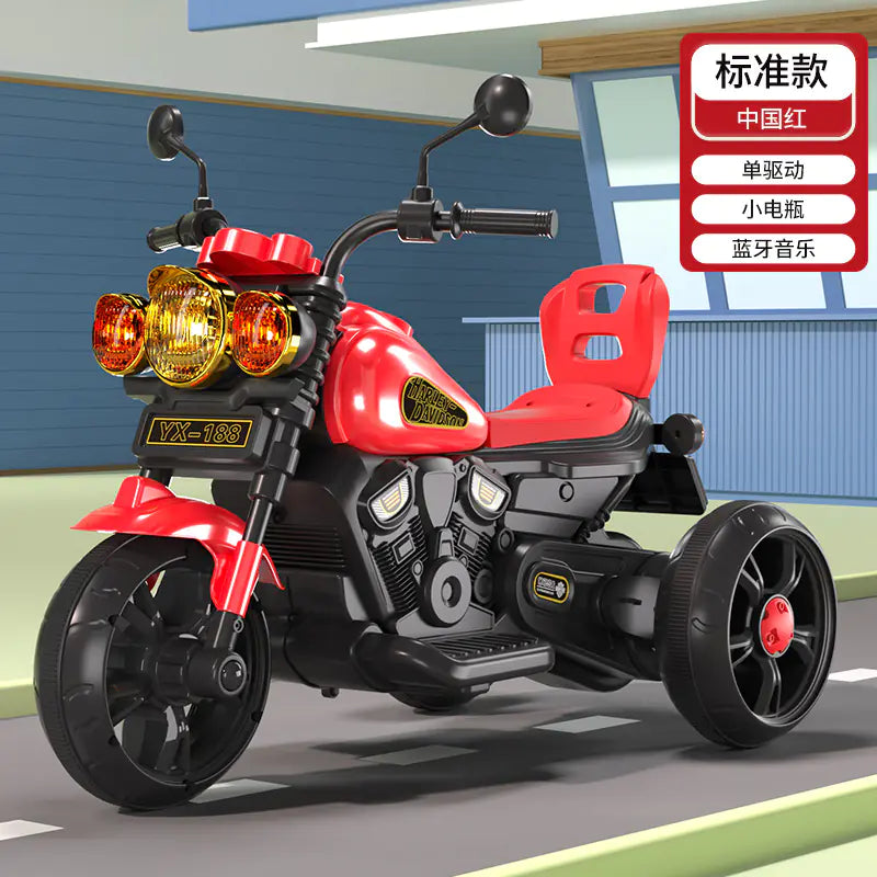 Children's Electric Trike with Remote Control (Battery-Powered)