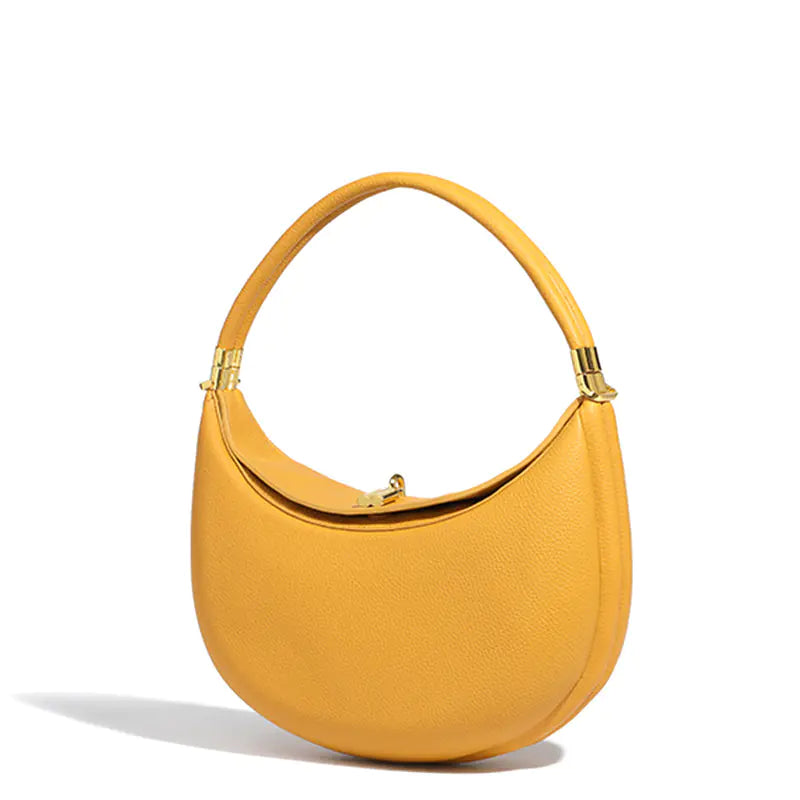 Trendy PU Crescent Shoulder Handbag