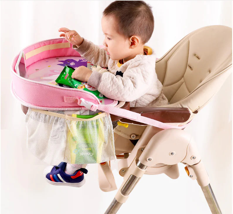 Car Seat Tray for Kids - Waterproof Multi-Function Table
