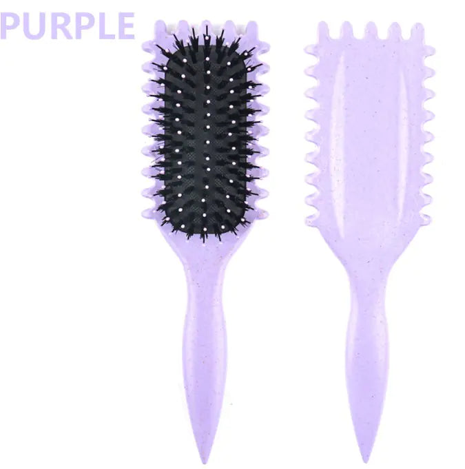 Bounce Shape Round Hairdressing Comb